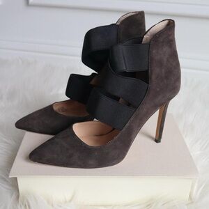 Taupe Vince Camuto Nigel Bandage Elastic Wrap Pumps - Size: 6.5 6 1/2